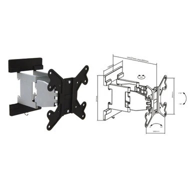 Brateck LCD-LPA16-224 23" - 42" Full Motion TV Wall Mount