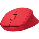 Logitech M331 Silent Wireless Mouse - RED