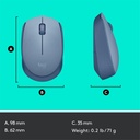 Logitech M171 Wireless Mouse - Blue Grey
