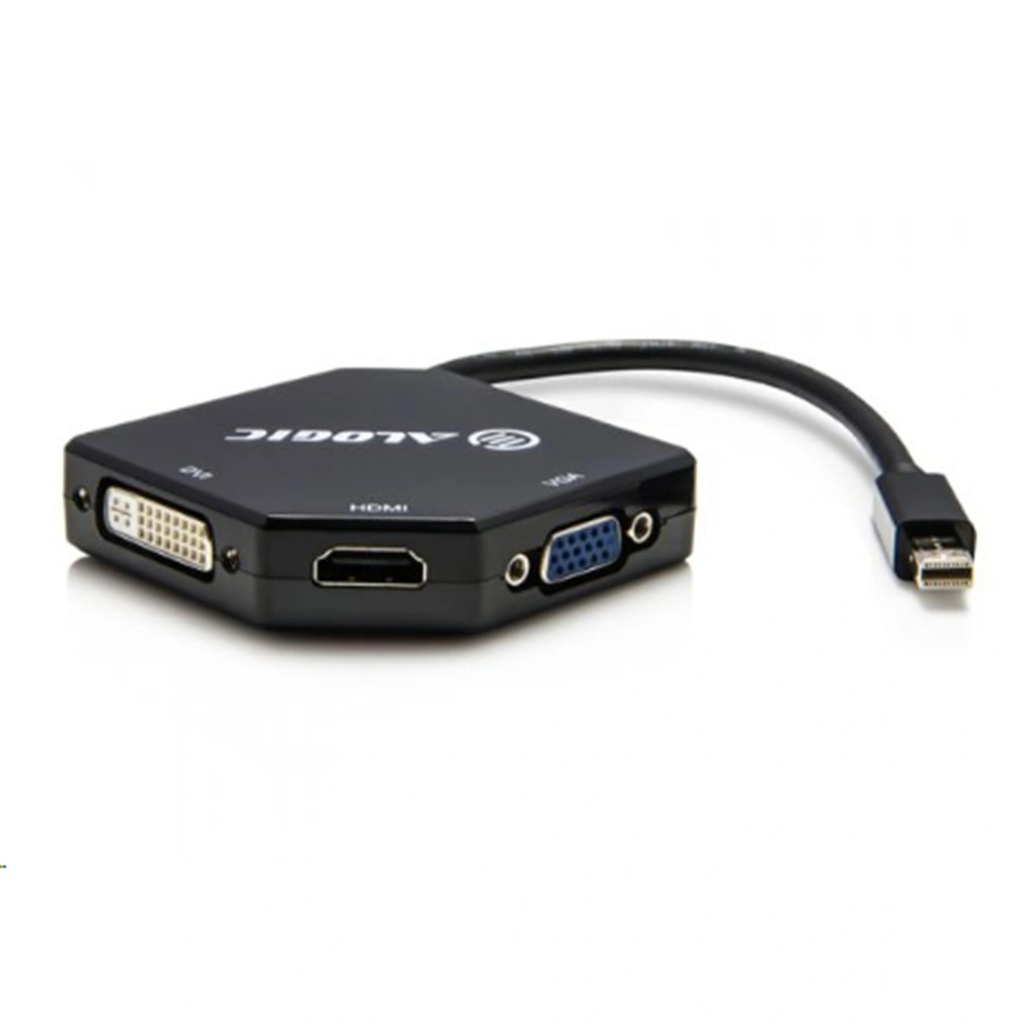 ALogic Mini DisplayPort to HDMI + DVI + VGA Video Adapter