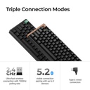 Keychron K4 HE Wireless Magnetic Switch Special Edition White Gateron Double-Rail Magnetic Nebula Switch Custom Keyboard (copy)