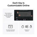 Keychron K4 HE Wireless Magnetic Switch Special Edition White Gateron Double-Rail Magnetic Nebula Switch Custom Keyboard (copy)