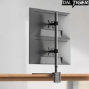 13''-32'' Dual Vertical Articulating Monitor Stand Load 8kgs per Monitor