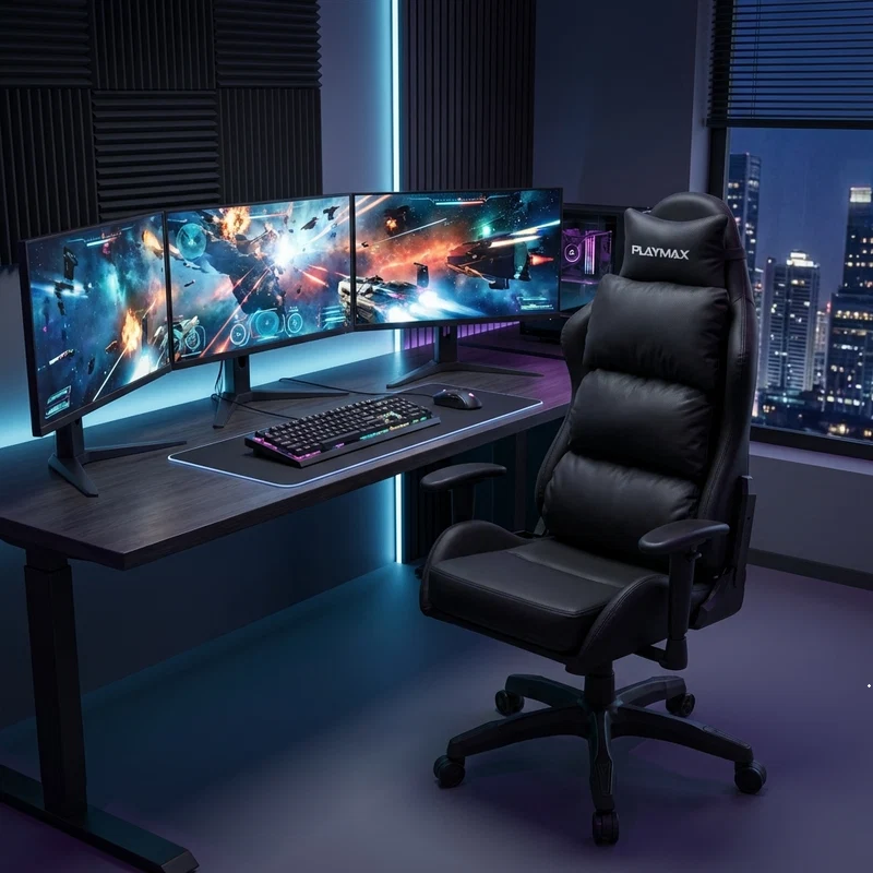 Playmax Studio Comfort Gaming Chair Black