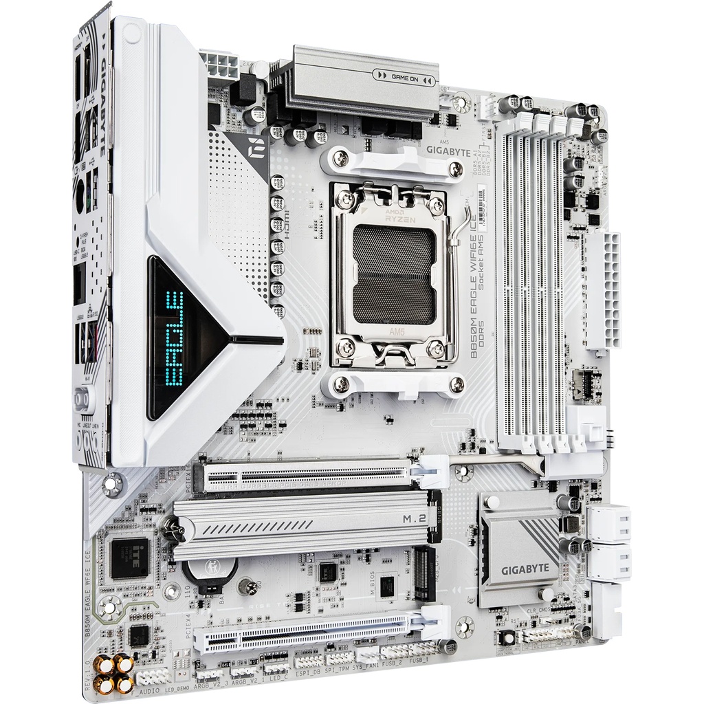 GIGABYTE B850M EAGLE WF6E ICE MOTHERBOARD