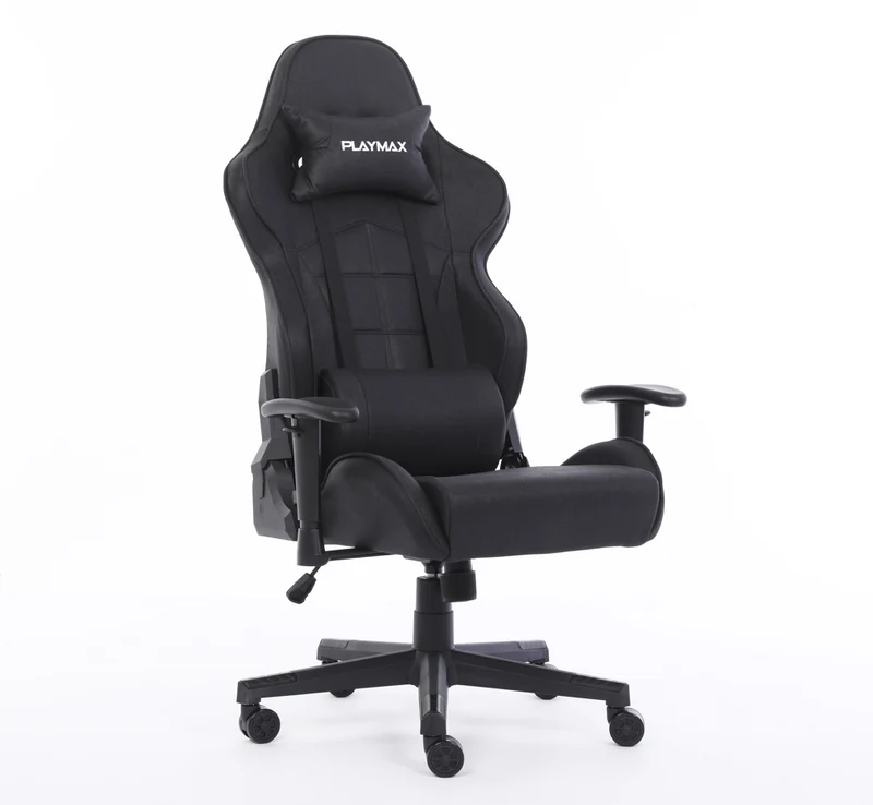 Playmax Studio Classic Gaming Chair Fabric Black