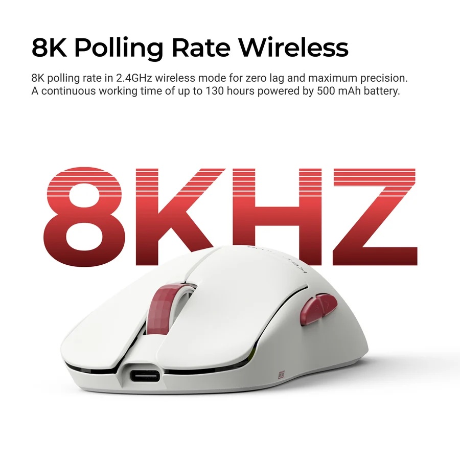 Keychron G4 Wireless Mouse White