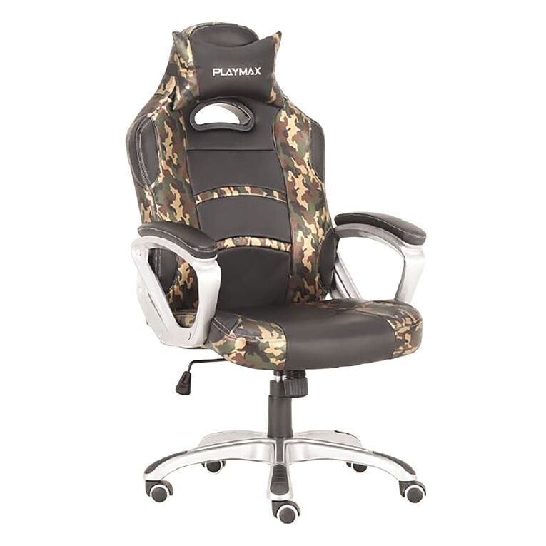Playmax Standard Gaming Chair - Camo Green