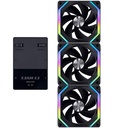 Lian Li UNI FAN SL120 V2 RGB 120mm - Triple Pack With Controller