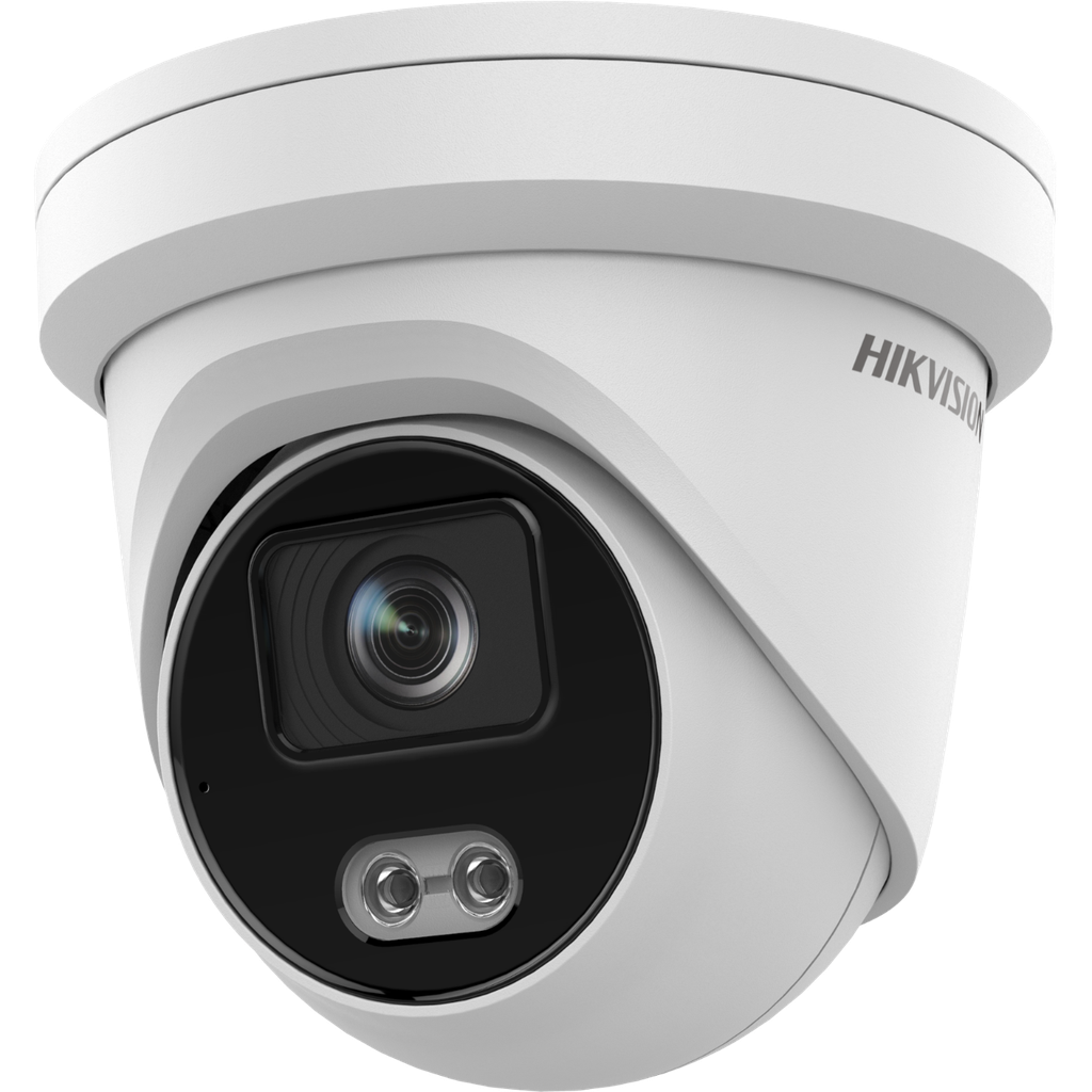 Hikvision 4MP ColorVu + Acusense Fixed Turret 4mm Network Camera