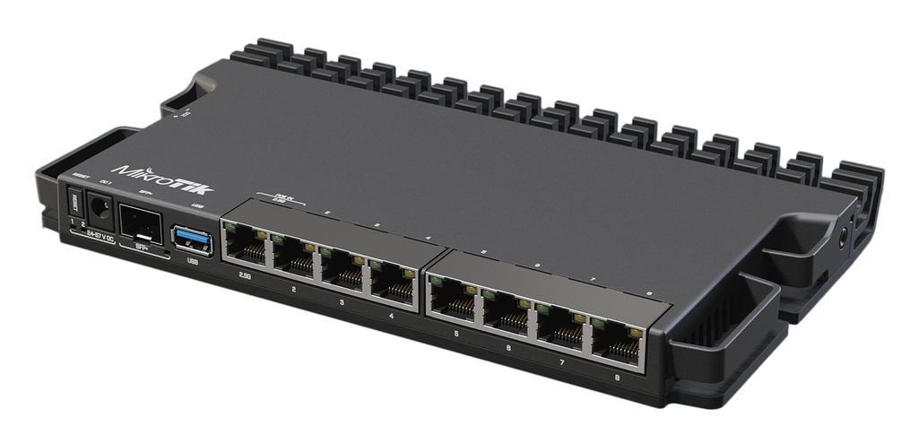 MikroTik RB5009UG+S+IN Compact Router with 7 x 1GB, 1 x 2.5GB and 1 x 10GB SFP+