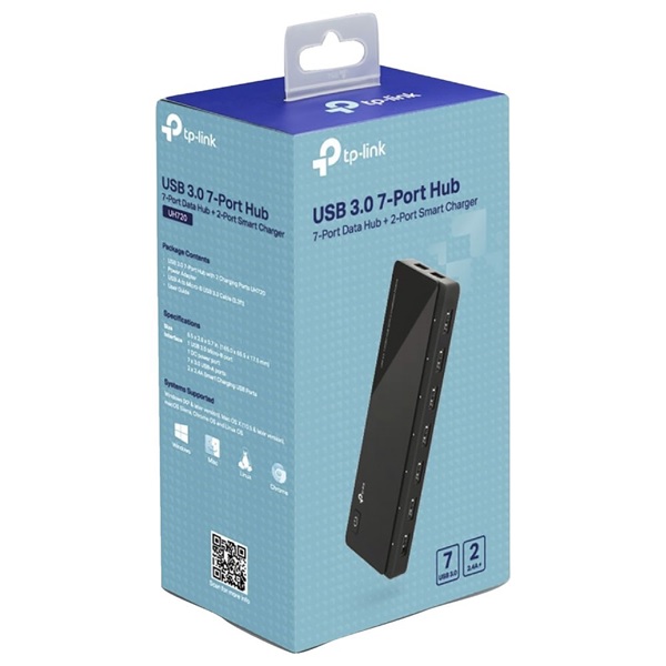 TP-Link USB 3.0 7-Port Hub with 2 Charging Ports
