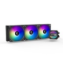 Zalman ALPHA2 A36 ARGB 360mm Liquid Cooler Live CPU Temp Display - Black
