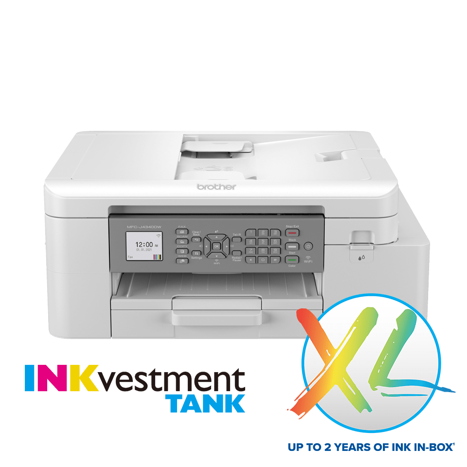 Brother Printer MFC-J4340DWXL all-in-one wireless colour inkjet printer