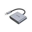 UNITEK uHUB Q4+ Lite S7+ USB-C to Dual Display, USB PD 100W