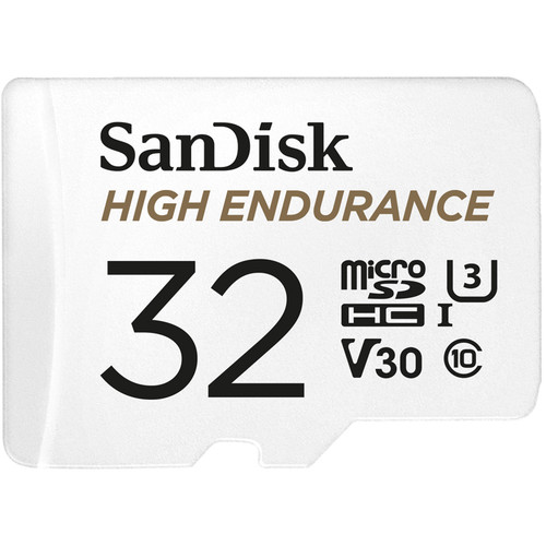 SanDisk 32GB High Endurance Card microSDXC Card + SD Adapter