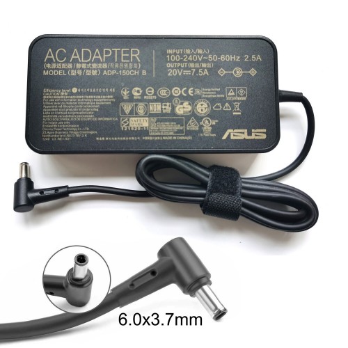 Original ASUS Power Adapter 20V 7.5A 150W 6.0*3.7mm ADP-150CH B A18-150P1A for ASUS FX95G