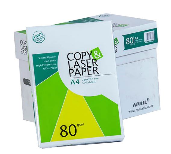 Copy & Laser A4 Paper Ream 80gsm - 500 Sheets