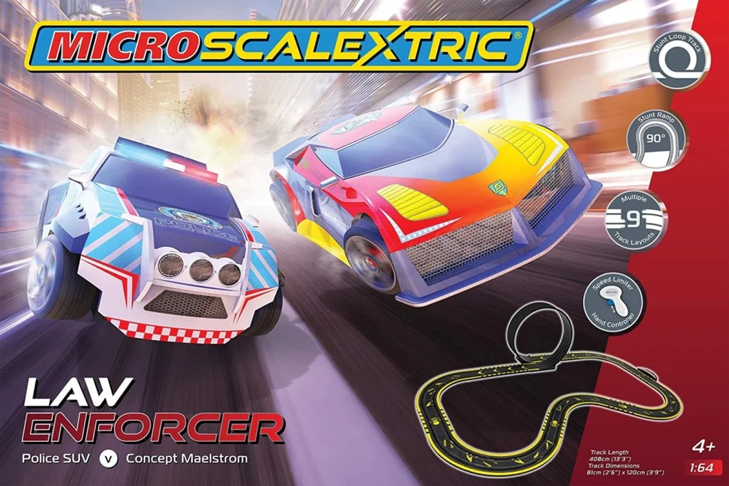 MICRO SCALEXTRIC LAW ENFORCER SET (MP)