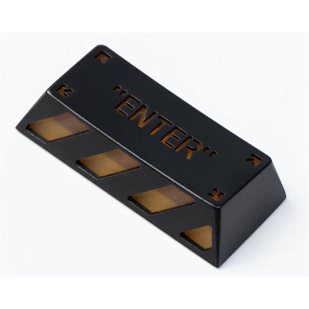 Keychron Enter key Keycap (2.25u) Black and Orange