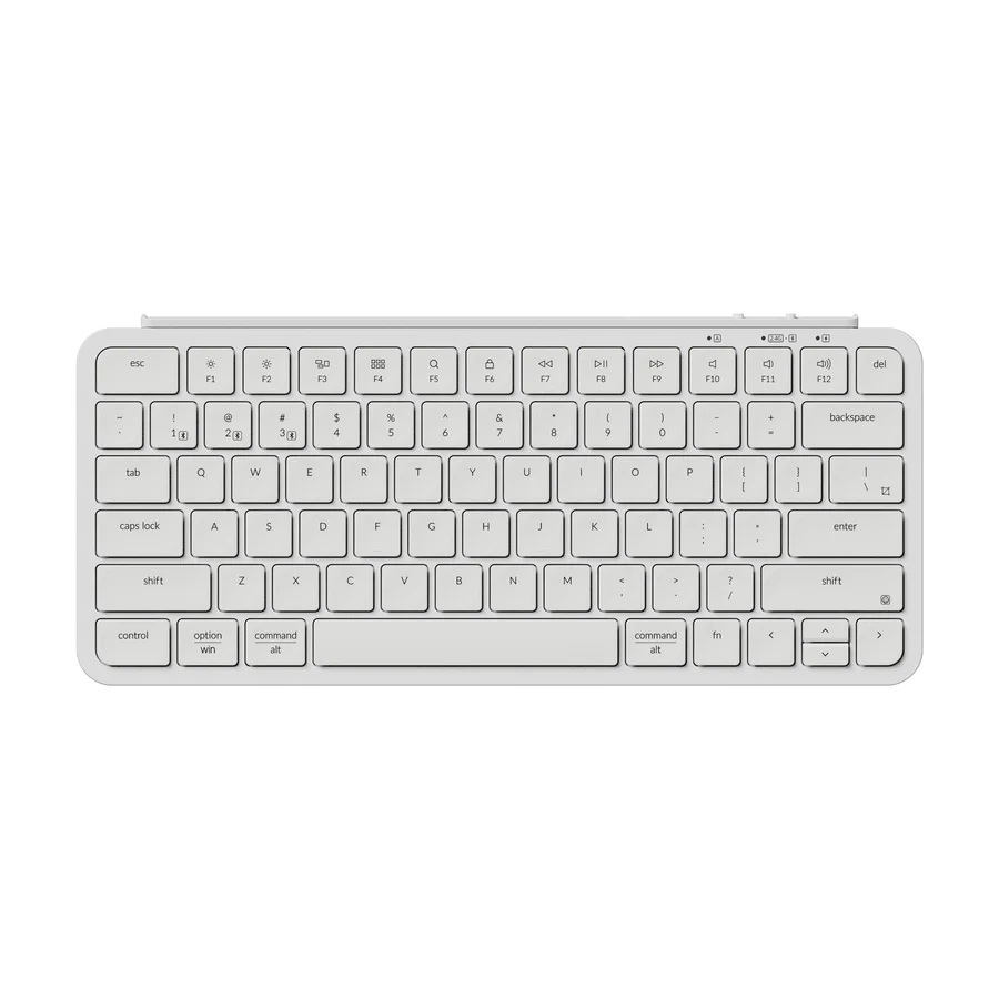 Keychron B1 Pro Ivory White Full Assembled Wireless / Wired / 2.4GHz Ultra-Slim Wireless Keyboard