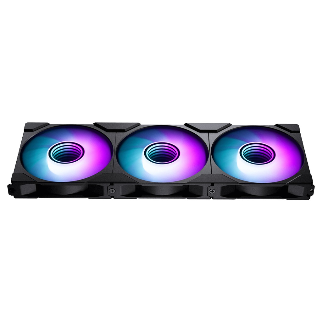 Phanteks M25 G2 120mm PWM ARGB Fan, Reverse, Black, 3 Pack
