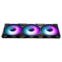 Phanteks M25 G2 120mm PWM ARGB Fan, Reverse, Black, 3 Pack