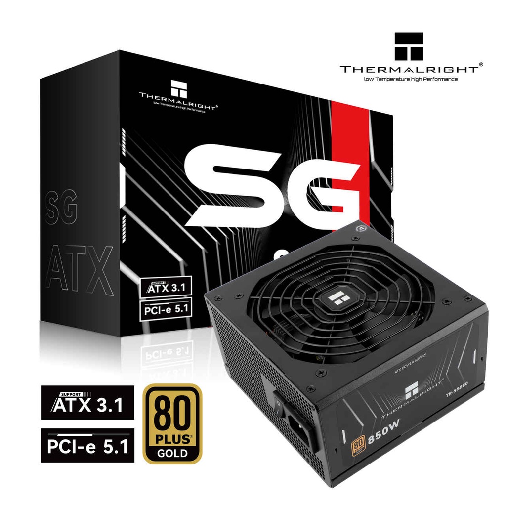 Thermalright TR-SG 850W 80+ Gold modular PSU, ATX 3.1