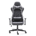 Playmax Elite Gaming Chair - Steel Grey and Black