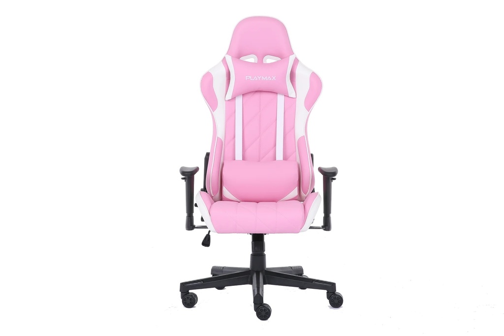 Playmax Elite Gaming Chair - Pink and White