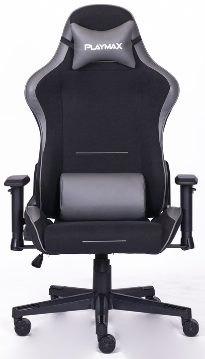 Playmax Elite Gaming Chair - Fabric Black and Grey