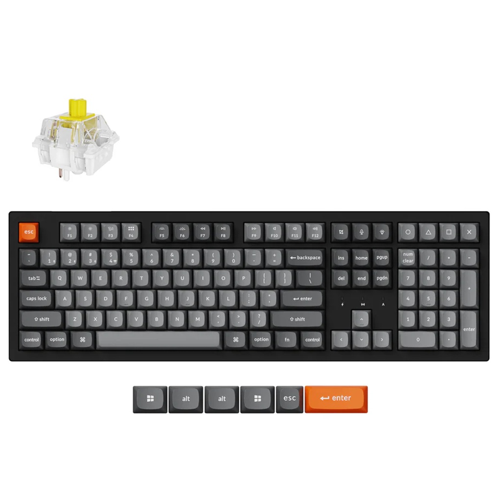 Keychron K10 Max QMK Wireless Fully Assembled RGB Backlight Super Banana Switch Mechanical Keyboard