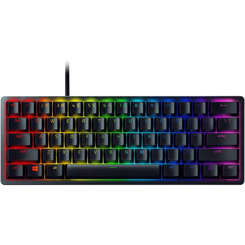 RAZER HUNTSMAN MINI - 60% OPTICAL GAMING KEYBOARD (LINEAR RED SWITCH)