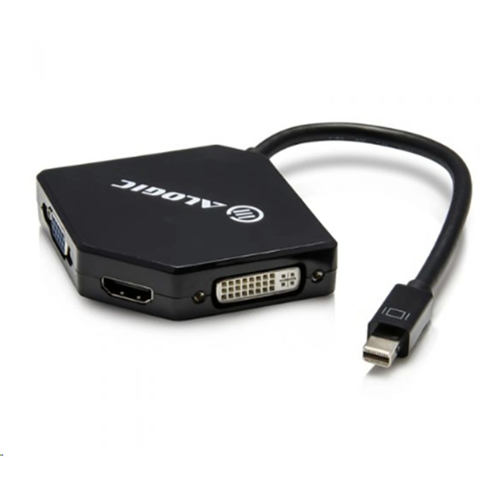 ALogic Mini DisplayPort to HDMI + DVI + VGA Video Adapter