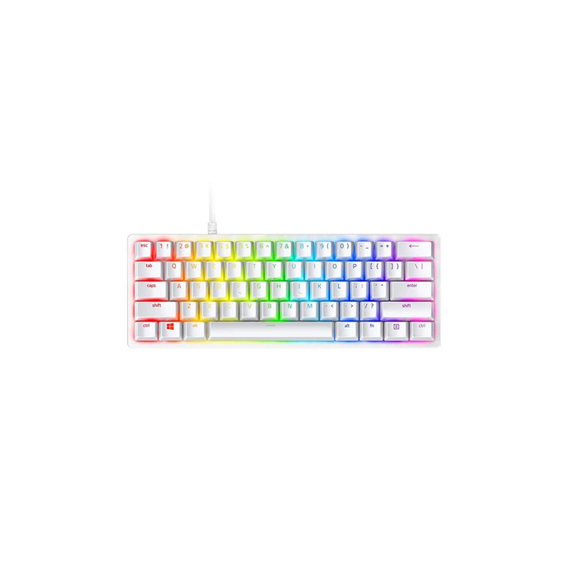 RAZER HUNTSMAN MINI Mercury 60% Optical Gaming Keyboard