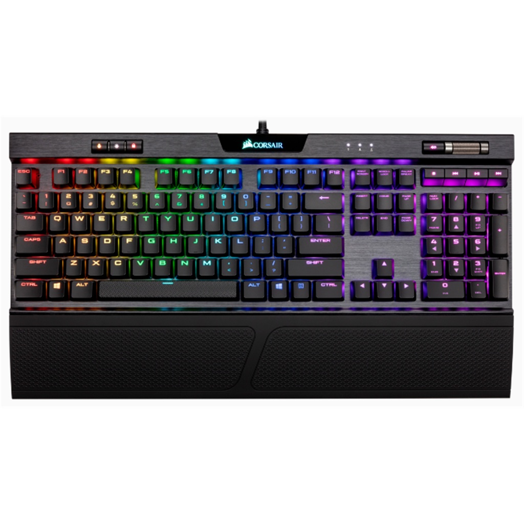 CORSAIR K70 RGB MK.2 Low Profile RAPIDFIRE Mechanical Gaming Keyboard