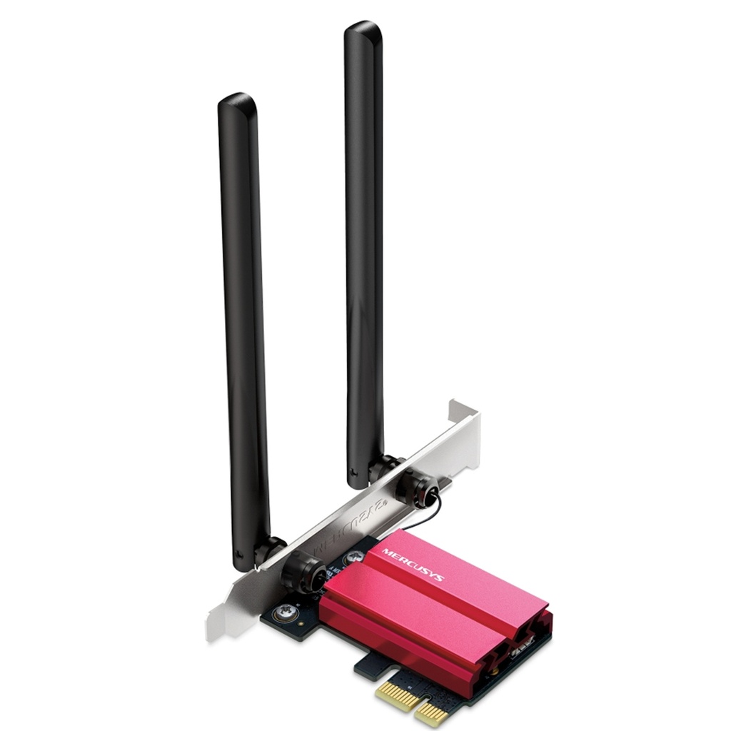 Mercusys AXE5400 Wi-Fi 6E Bluetooth 5.2 Tri-Band PCI-E Wireless Adapter