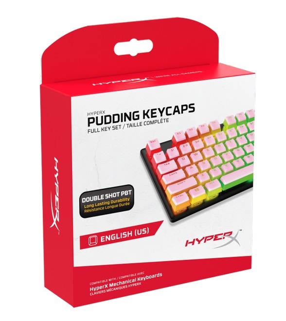 HyperX Pudding Keycaps - Pink