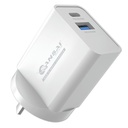 Sansai USB-C and USB-A 20W Wall Charger