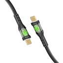 PROMATE USB-C to C 1.2M 60W Cable - Transparent End