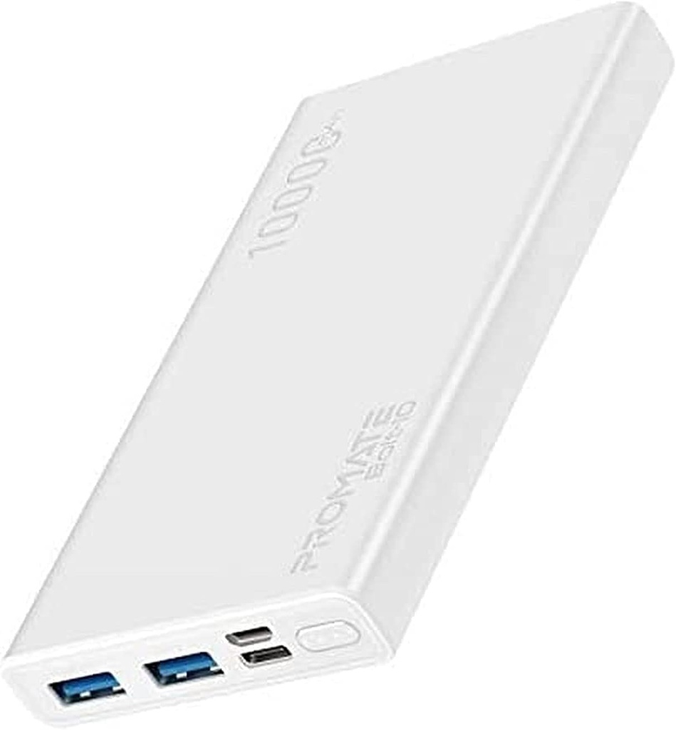 PROMATE Compact Smart Charging 10,000mAh Power Bank