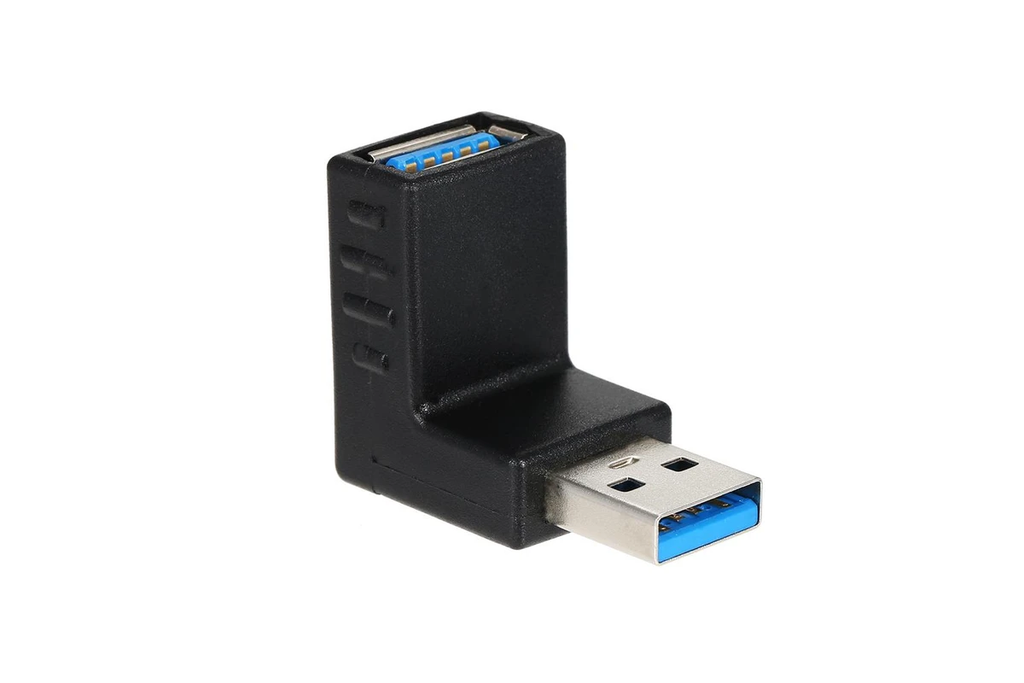 Right Angle USB 3.0 USB-A Male to USB-A Female