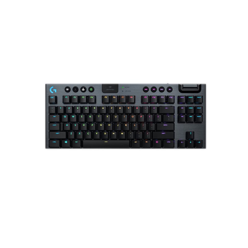 Logitech G915 TKL Low-Profile Wireless Gaming Keyboard - GL Tactile Switches
