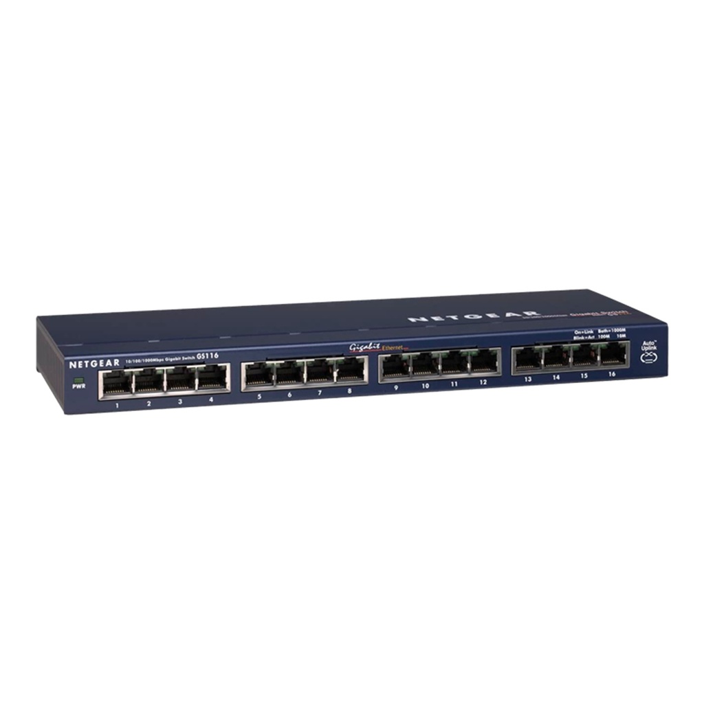 Netgear ProSafe 16-Port Gigabit Ethernet Switch | GS116AU