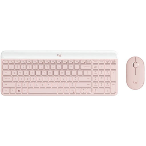 [920-009437] Logitech MK470 Slim Wireless Keyboard and Mouse Combo - Pink