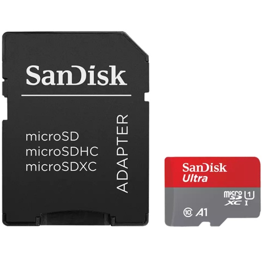 SanDisk Ultra 128GB microSDHC CL10 A1 140 MB/s UHS-I Card with Adapter