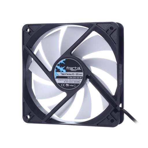 [FD-FAN-SSR3-120-WT] Fractal Design Silent Series R3 120mm Case Fan