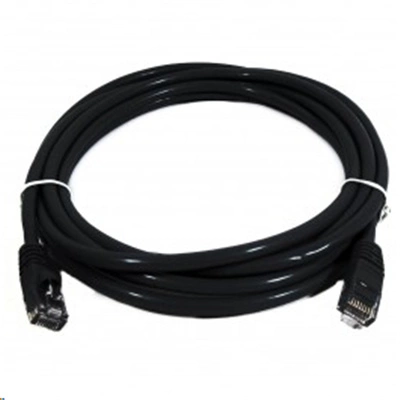 [PL6A-1BLK] Cat 6a UTP Ethernet Cable, Snagless  - Black 1M