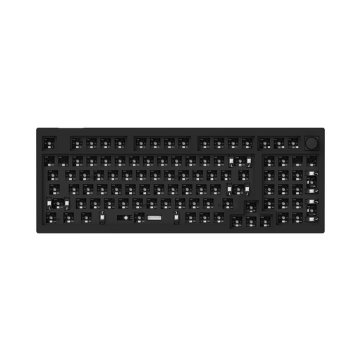 [KEYC-V5-Z4] Keychron V5 QMK Custom Mechanical Keyboard Barebone Knob Carbone Black (Non-Transparent)