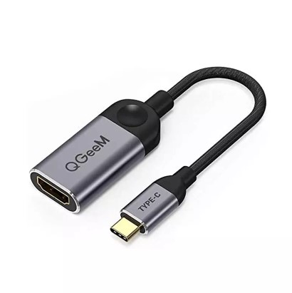 QGeem USB-C to HDMI-F Adapter 0.25m